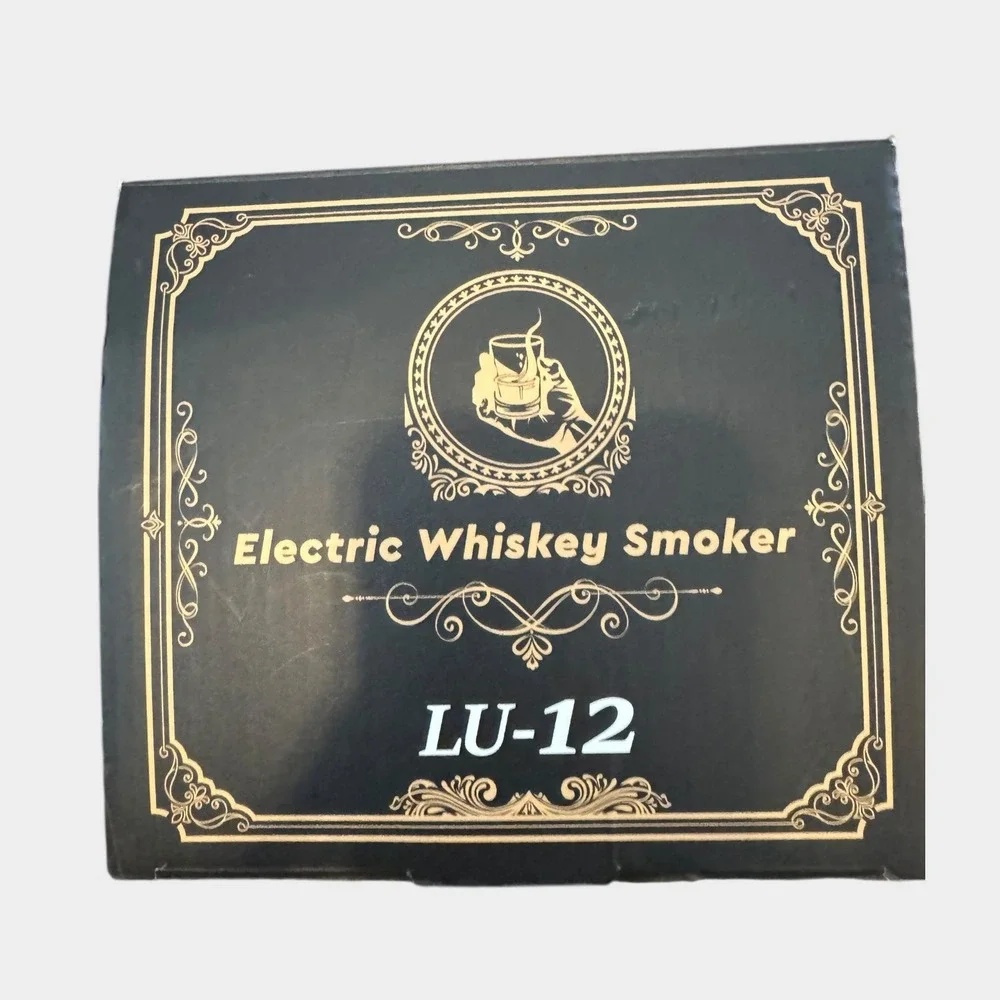 Electric Whiskey Smoker‎ LU12 Cocktail Infuser with Wood Chip Sampler